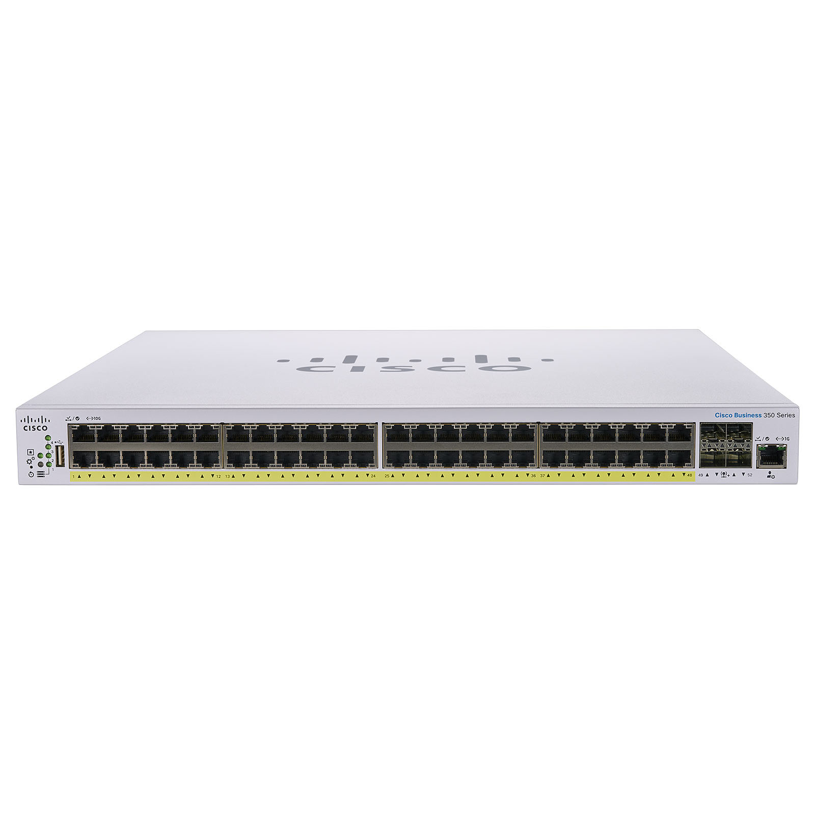 Cisco CBS350-48P-4X-EU Network Switch Managed L2/L3 Gigabit Ethernet (10/100/1000) Silver